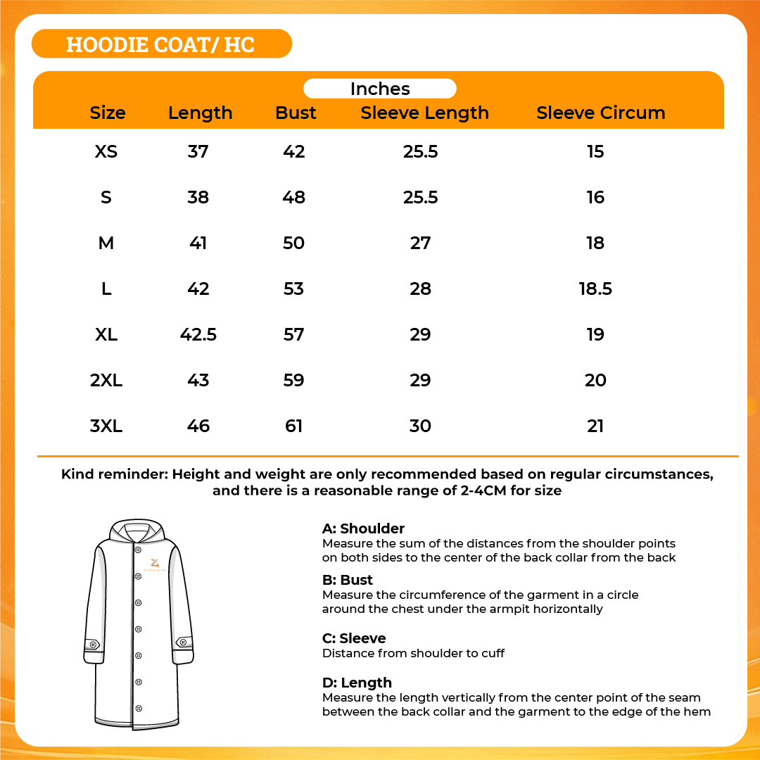 HC Hoodie Coat - Gravity Falls Merchandise