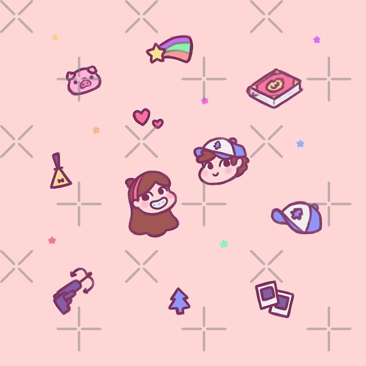 flat750x075f-pad750x750f8f8f8-30 flat750x075f pad750x750f8f8f8 30 - Gravity Falls Merchandise