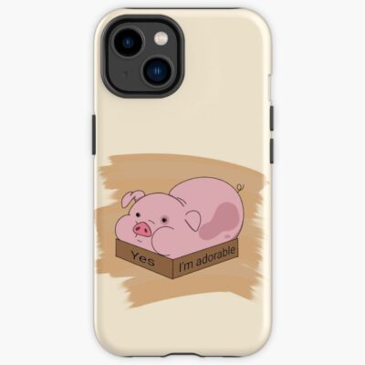 Cute Waddles Inside A Box Being Adorable Iphone Case