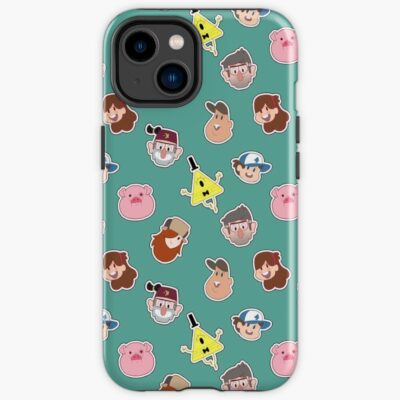 Gravity Falls Chibi Tiles Iphone Case