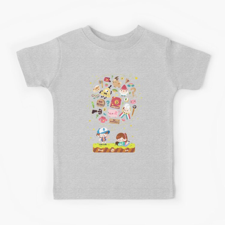 rakids_teex900heather_greyfront-pad750x750f8f8f8-30 rakids teex900heather greyfront pad750x750f8f8f8 30 - Gravity Falls Merchandise