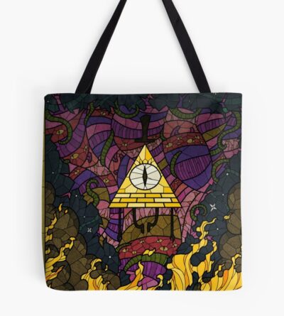 Stained Glass Cipher Tote Bag