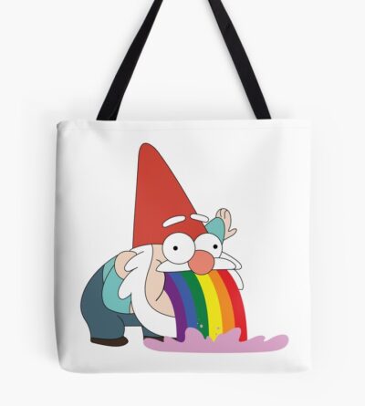 Gravity Falls Gnome Gay Pride Flag Tote Bag
