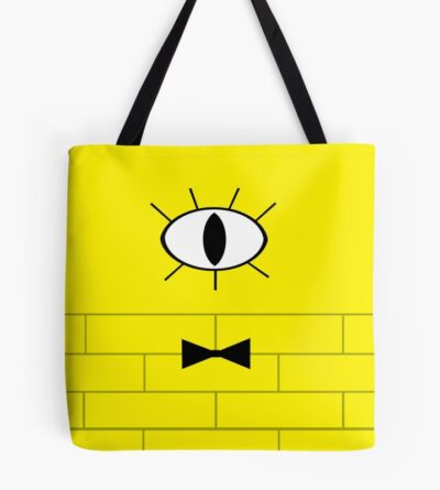 Bill Cipher Gravity Falls Inspired Graphic Tote Bag