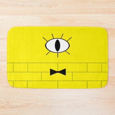 Bill Cipher Gravity Falls Inspired Graphic Bath Mat