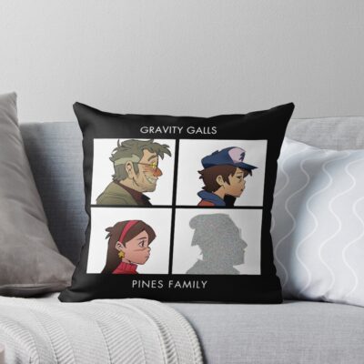 Pines Family Throw Pillow