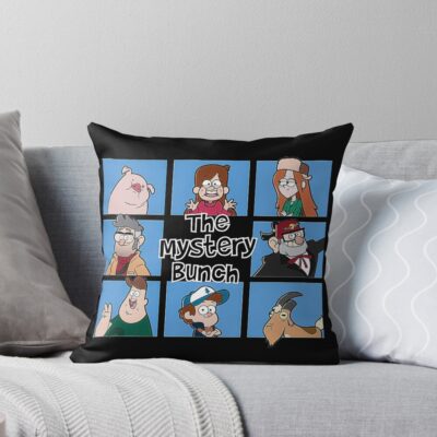 Gravity Falls All Characters Throw Pillow