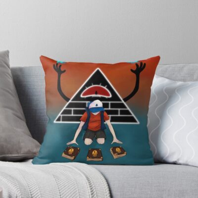 Dipper With All 3 Books Throw Pillow
